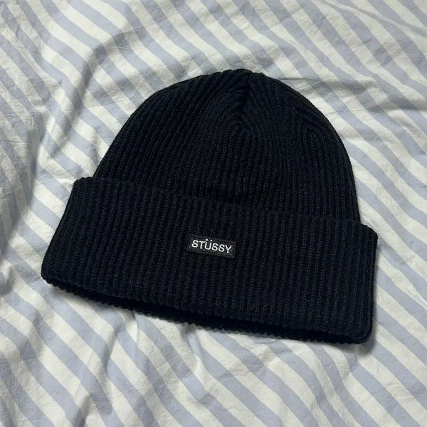 [BUNJANG] Stussy Small Logo Beanie Black / 스투시 스몰로고 비니/스투시비니/stussy 비니