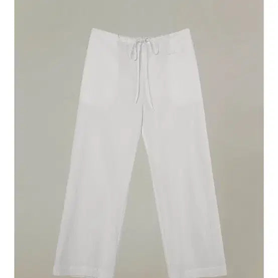 [BUNJANG] Overduflair Sheer Pants White / 오버듀플레어 시어팬츠 화이트 새상품