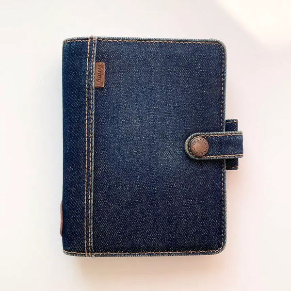 [BUNJANG] Filofax Denim A7 6-Ring Diary with Inserts / 파일로팩스 데님 A7 6공 다이어리