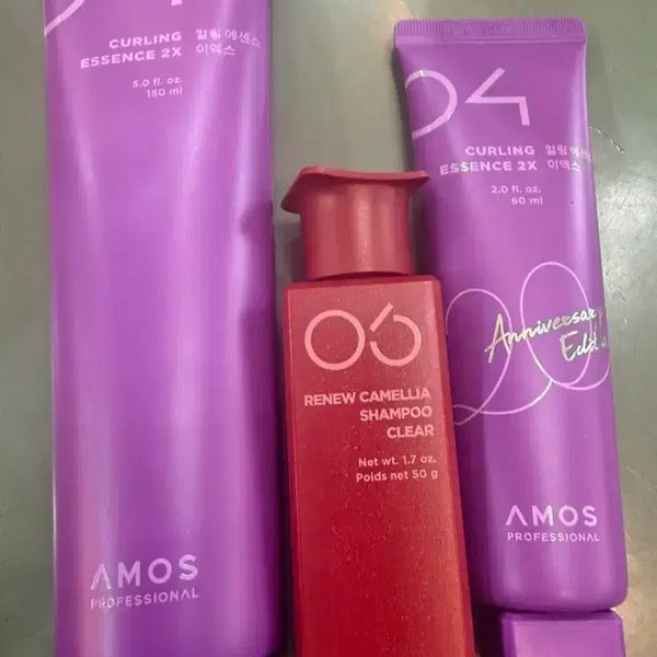 [BUNJANG] Amos Colorring 2x 150ml + 60ml + Camellia Shampoo 50ml / 아모스컬링2x150ml+60ml+샴푸50ml