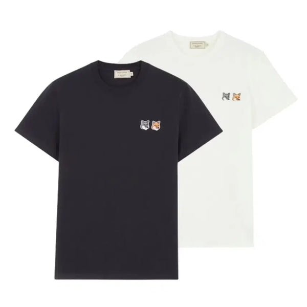 [BUNJANG] Maison Kitsuné Double Fox Head Short Sleeve T-Shirt / 정품/새상품) 메종 키츠네 더블 폭스 헤드 반팔 티셔츠 (남녀공용)