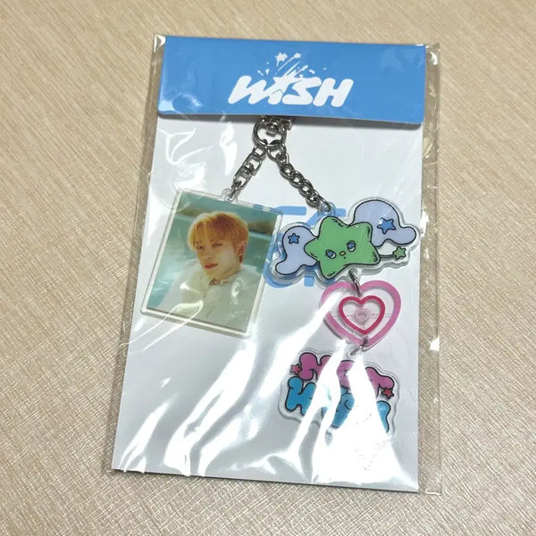 [BUNJANG] NCT WISH Yushi Acrylic Photo Keyring (Sealed) / 엔시티위시 미개봉 아크릴 포토 키링 유우시