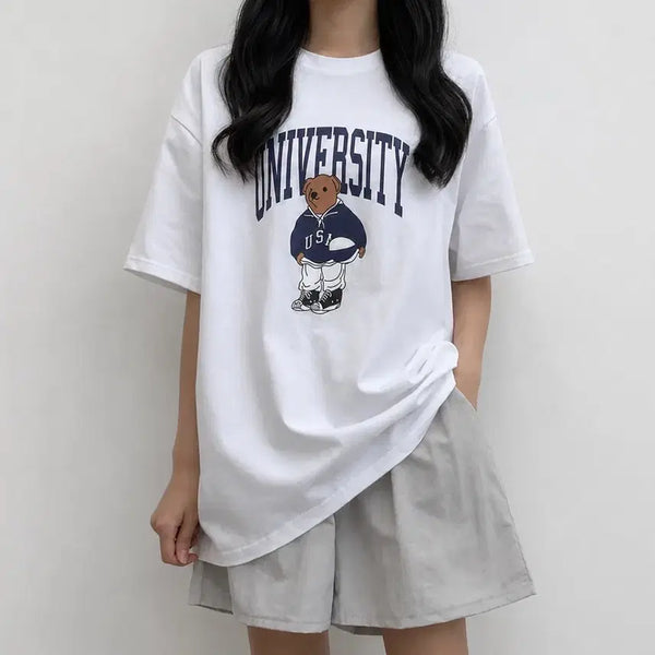 [BUNJANG] Ablie Oversized Fit Short Sleeve T-shirt / 에이블리 오버핏 반팔 티셔츠