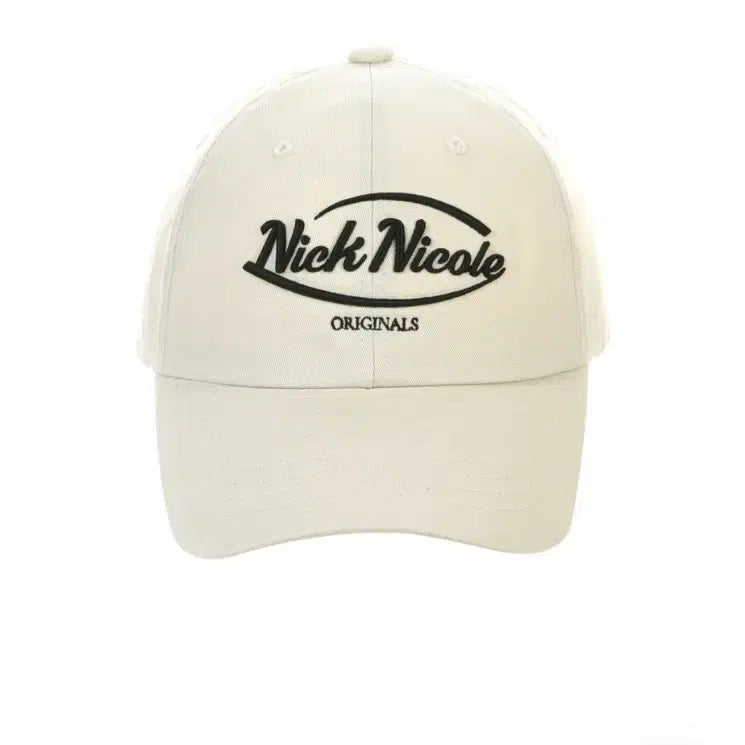 [BUNJANG] NICOLE ORIGINALS Logo Ball Cap Beige / 새상품) 닉앤니콜 모자 - NICOLE ORIGINALS LOGO
