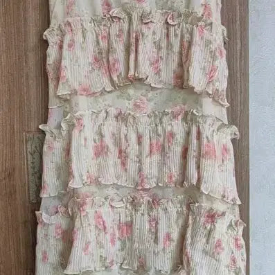 [BUNJANG] Mond Mirror Long Dress Floral Pattern / 메리몬드 원피스