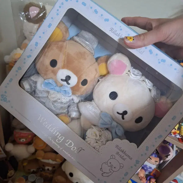[BUNJANG] Rilakkuma Bridal Doll Set / (마지막할인8/30일까지)리락쿠마 웨딩돌 브라이덜 인형 세트