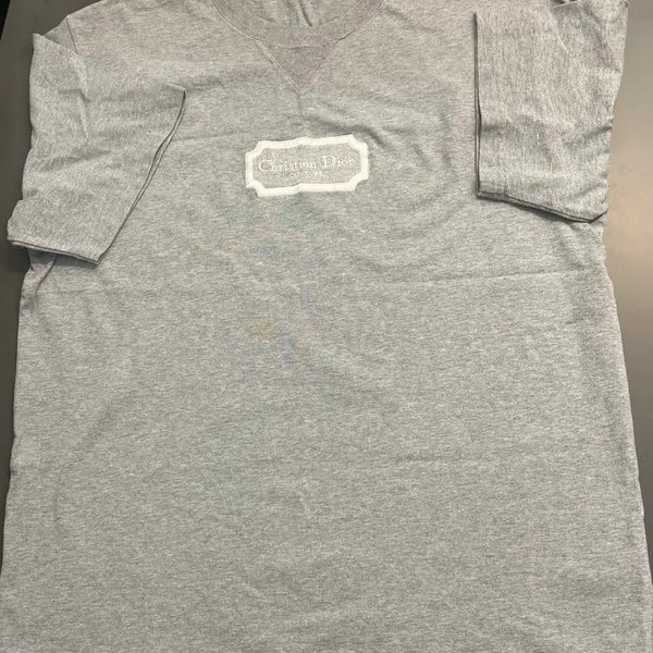 [BUNJANG] Dior Embroidered Logo Short-Sleeve T-Shirt (XL) / 디올 자수 로고 반팔 티셔츠(XL사이즈)