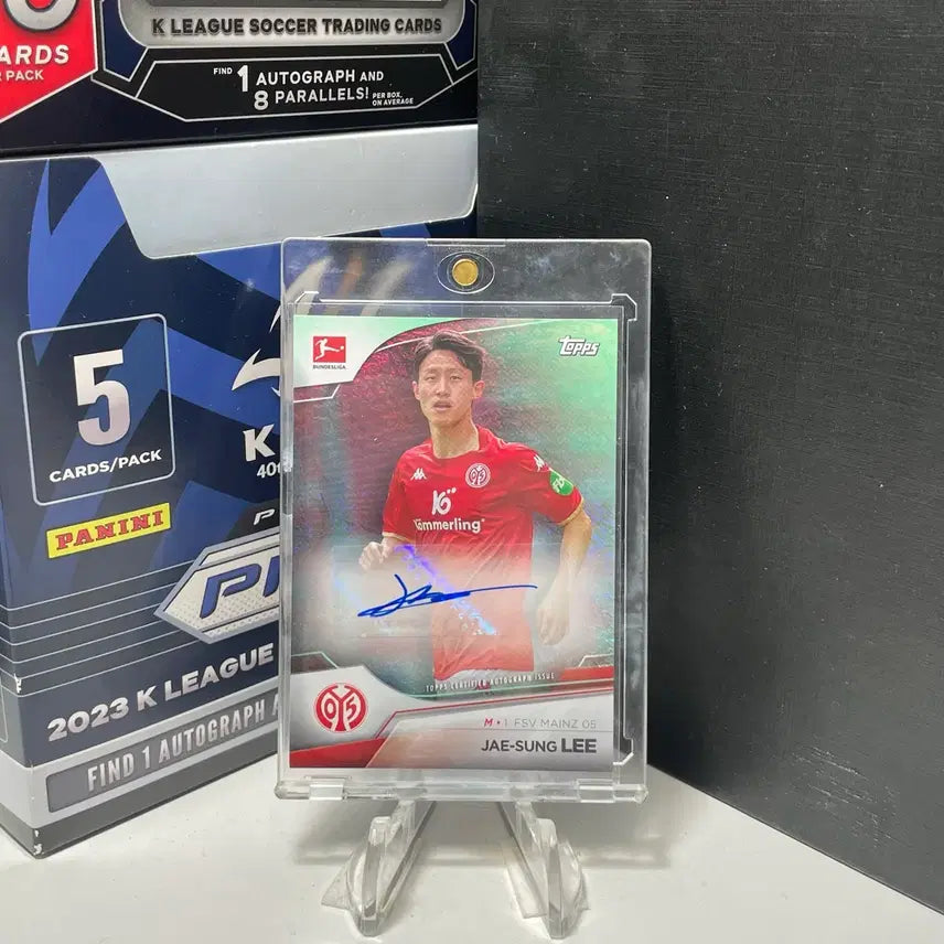 [BUNJANG] 2223 Tops Mainz Lee Jae-sung Auto Signed Card / 2223 탑스 마인츠 이재성 오토 싸인카드