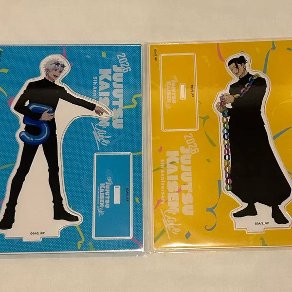 [BUNJANG] Jujutsu Kaisen Juju Cafe 5th Anniversary Gojo & Geto Acrylic Stand / 주술회전 2026 쥬쥬카페 5주년 고죠 게토 아크릴스탠드