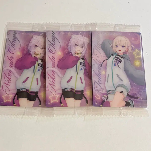 [BUNJANG] Hololive Wafer Vol. 4 Todoroki Hajime, Nekomata Okayu Bundle Set / 홀로라이브 웨하스 vol.4 토도로키 하지메, 네코마타 오카유 일괄