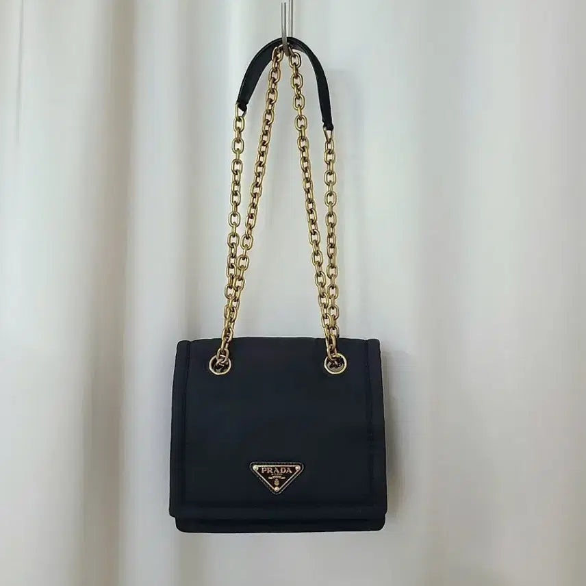 [BUNJANG] PRADA Pocono Nylon Mini Chain Shoulder Bag / 프라다(PRADA) 포코노(나일론) 미니 체인 숄더백