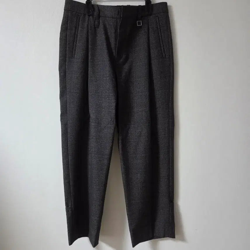 [BUNJANG] Wooyoungmi 22FW Turn-up Check Pants / 우영미 22fw 턴업 체크 팬츠 48