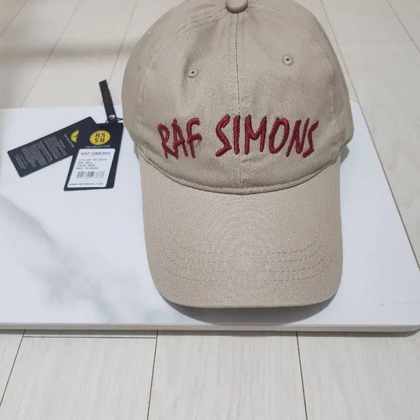 [BUNJANG] Raf Simons Beige Cotton Baseball Cap / 라프 시몬스 볼캡 베이지.정품 새상품
