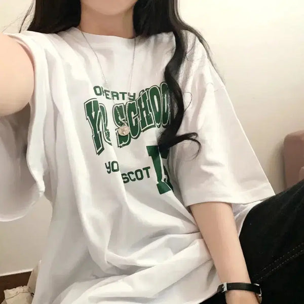 [BUNJANG] Avery Oversized Fit T-Shirt / 에이블리 오버핏 반팔 티셔츠