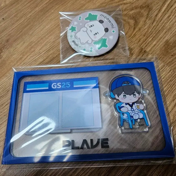 [BUNJANG] Playve Hamin Diorama + Badge Set / GS25 플레이브 하민 디오라마 + 뱃지