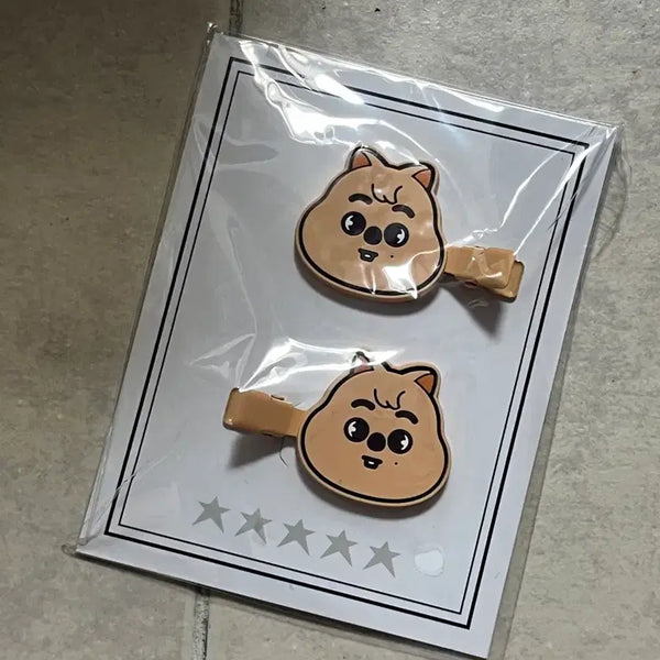 [BUNJANG] Stray Kids Skzoo Han Quokka Hairpin (Sealed) / 스키즈 스키주 한쿼카 헤어핀 미개봉