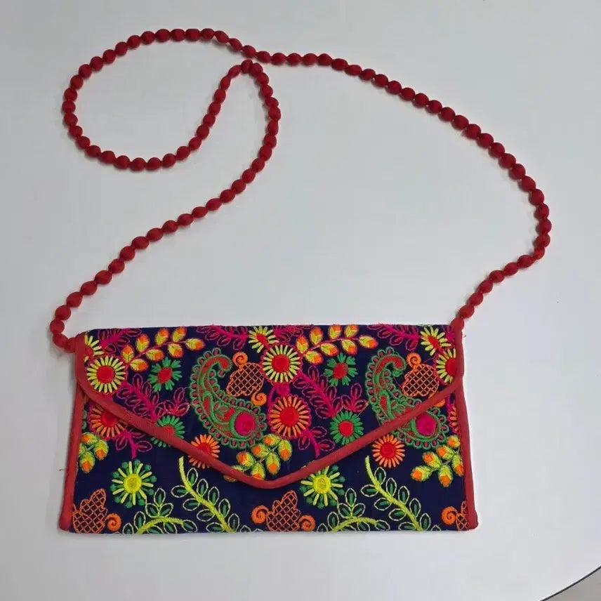 [BUNJANG] Bohemian Clutch Bag / 인도에서 산 클러치 가방