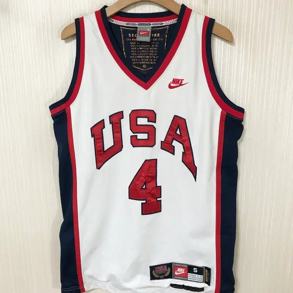 [BUNJANG] Nike 1988 Seoul Olympics USA Basketball National Team Legend Jersey #4 Richmond Size S / 나이키 1988 서울올림픽 미국농구국대 레전드유니폼 S #4 리치몬드