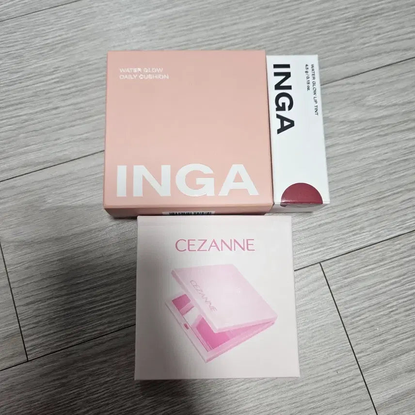[BUNJANG] Inga Water Glow Cushion & Lip Tint (Sealed) / (미개봉) 잉가 워터 글로우 쿠션 & 립틴트