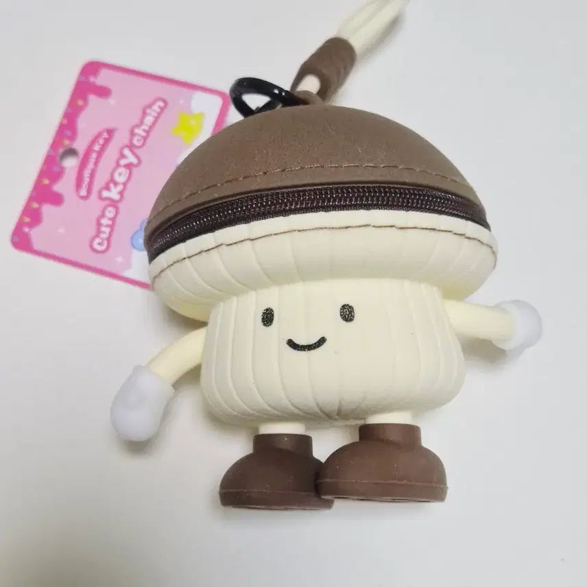 [BUNJANG] Mushroom Pouch Silicone Coin Purse Keychain Bag Charm / 버섯 파우치 실리콘 동전지갑 키링 가방고리