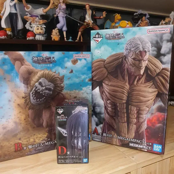 [BUNJANG] Attack on Titan Ichiban Kuji A+B+D Set (Colossal Titan + Armored Titan) / 진격의 거인 이치방쿠지 A+B+D 세트 (초대형 거인 + 갑옷 거인