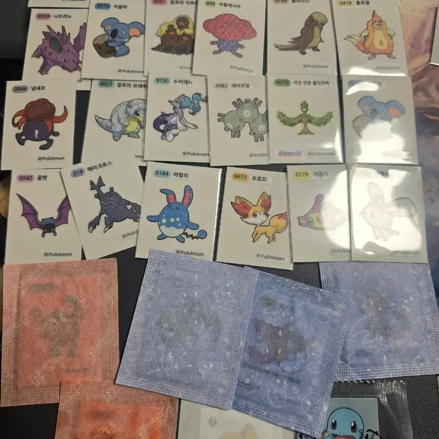[BUNJANG] Pokemon Stickers Bundle / 포켓몬 띠부씰 30장 일괄판매