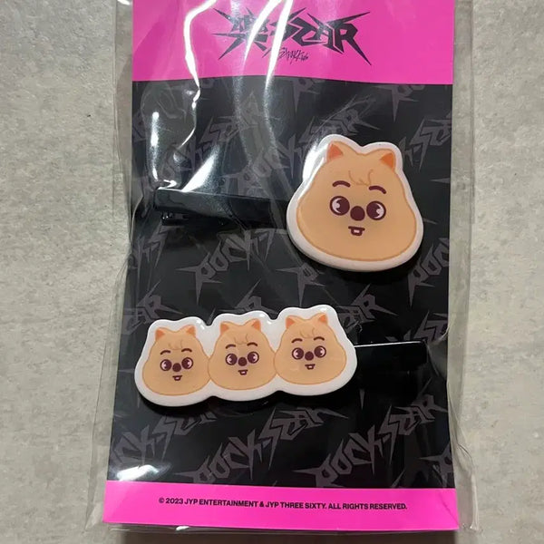 [BUNJANG] Stray Kids SKZOO Han Quokka Hairpin / 스키즈 스키주 한쿼카 헤어핀 미개봉