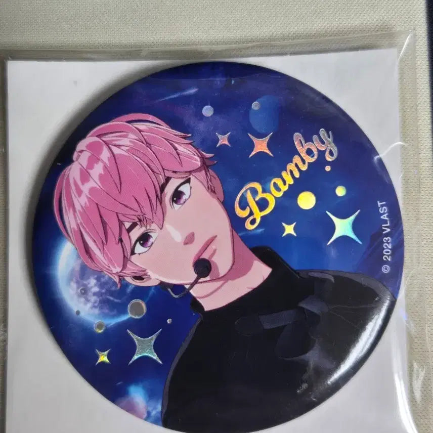 [BUNJANG] Plaive Bambi 'I'll Wait For You' Aniplush Can Badge / 플레이브 밤비 기다릴게 애니플러스 캔뱃지