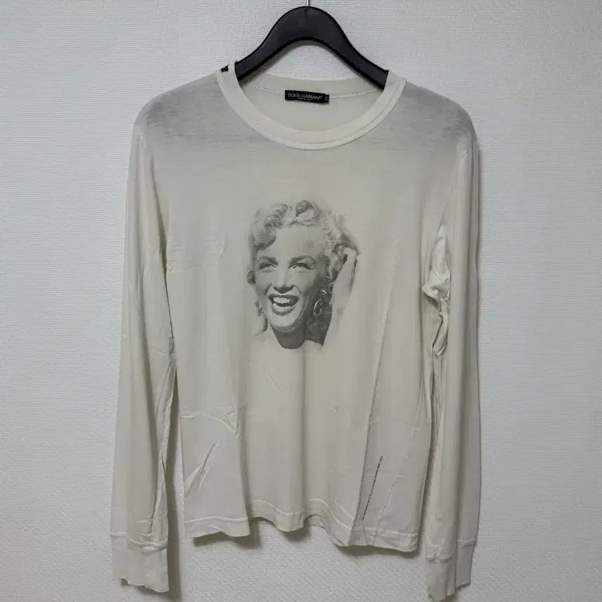 [BUNJANG] Dolce & Gabbana 2010s Archive Marilyn Monroe Long Sleeve / 돌체앤가바나 2010s Archive 마를린먼로 롱슬리브