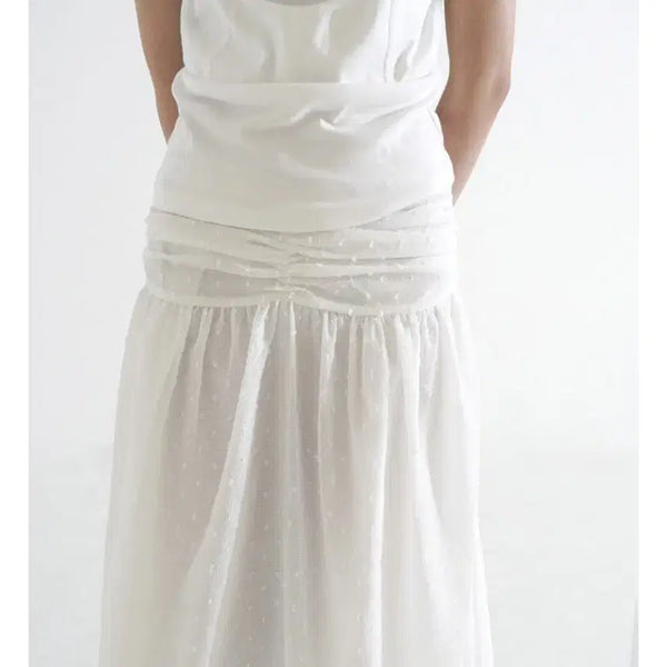 [BUNJANG] WSC Center Drape Maxi Skirt 002 / Wsc 아카이브 스커트 Center drape maxi skirt 002