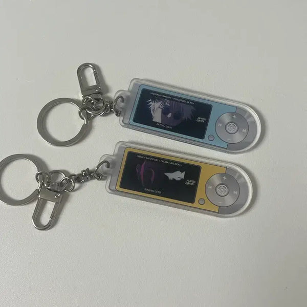 [BUNJANG] Jujutsu Kaisen Gojo & Geto Player-Style Keychain (Kaigyoku Gyokusetu Pop-up) / 주술회전 팝업 회옥옥절 고죠게토 플레이어풍 키링