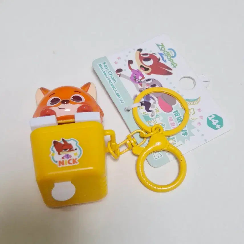 [BUNJANG] Zootopia Nick Wilde Clicker Figure Keychain Bag Charm / 주토피아 닉 클릭커 키캡 피규어 키링 가방고리