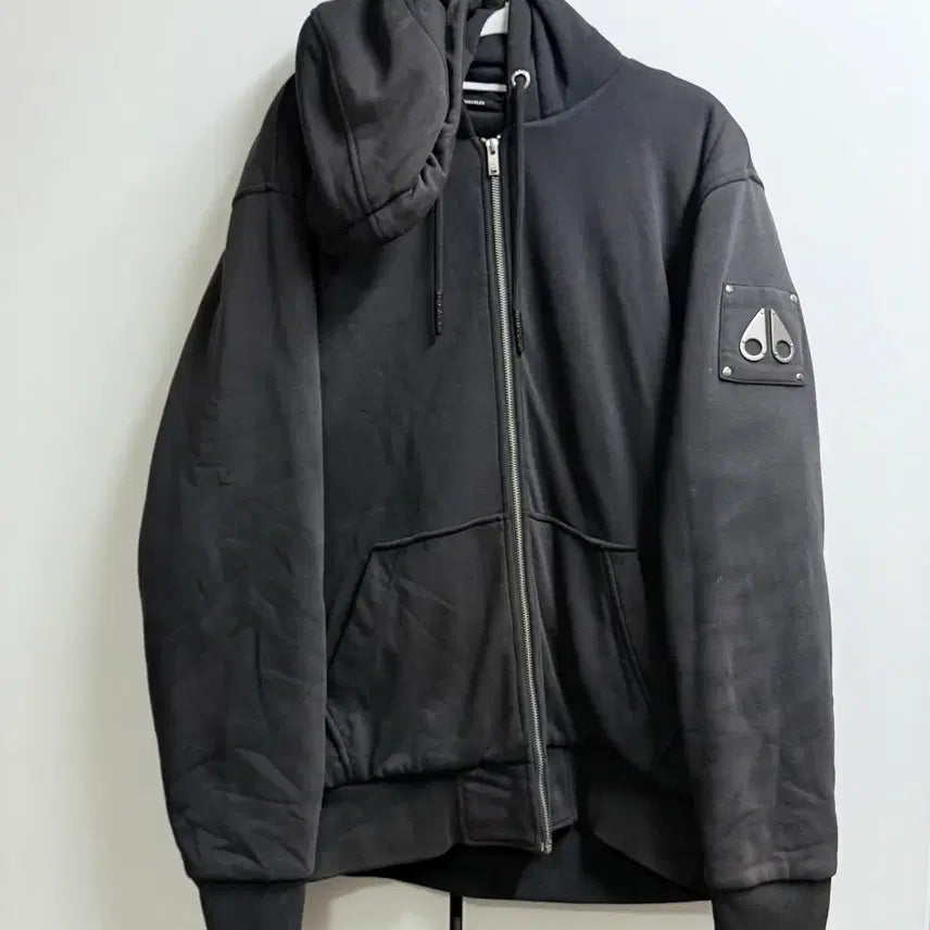 [BUNJANG] Moose Knuckles Bunny Sweater Black Full Zip Hoodie XL / Moose knuckles 무스너클 버니스웨터 블랙 후드 집업 XL