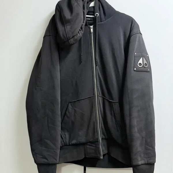 [BUNJANG] Moose Knuckles Bunny Sweater Black Full Zip Hoodie XL / Moose knuckles 무스너클 버니스웨터 블랙 후드 집업 XL