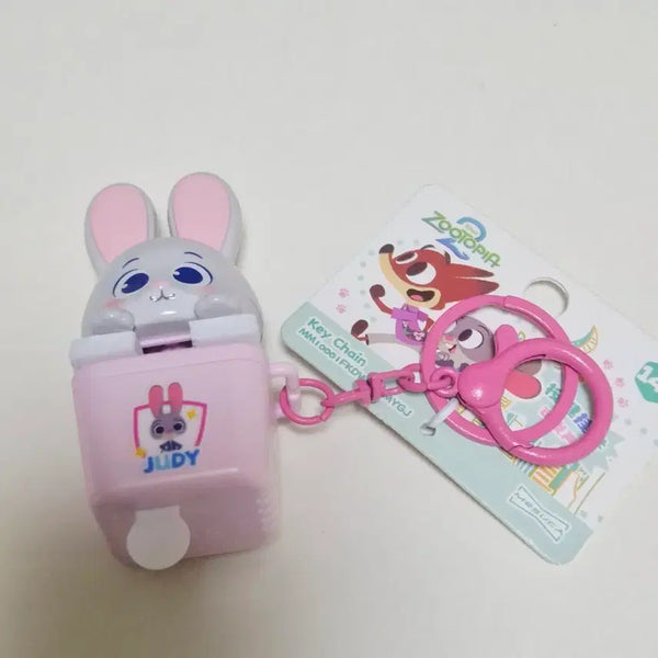 [BUNJANG] Zootopia Judy Hopps Clicker Figurine Keyring Bag Charm / 주토피아 주디 클릭커 키캡 피규어 키링 가방고리