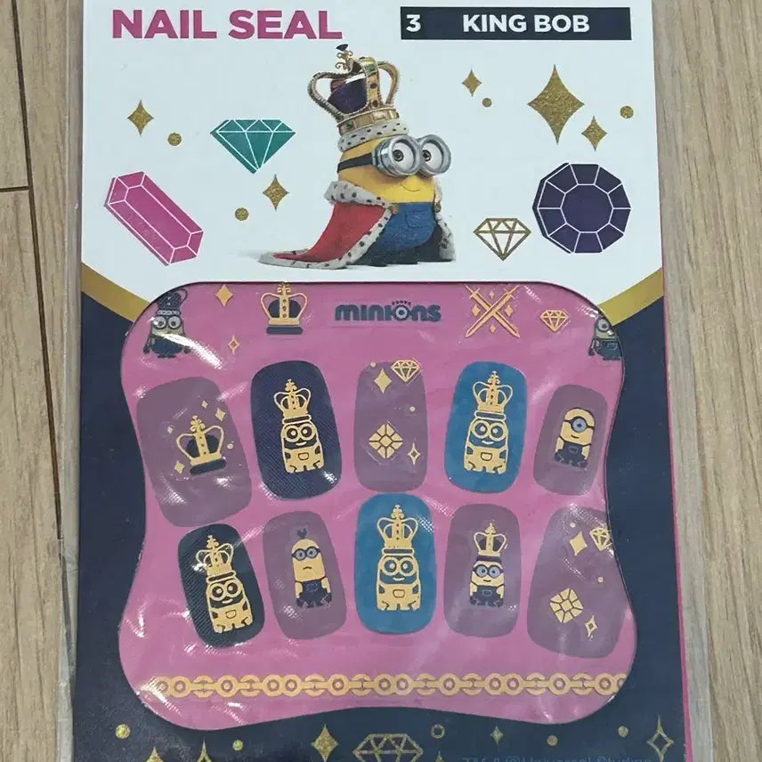 [BUNJANG] Minions Nail Stickers (Sealed) / 미개봉) 미니언즈 네일 스티커