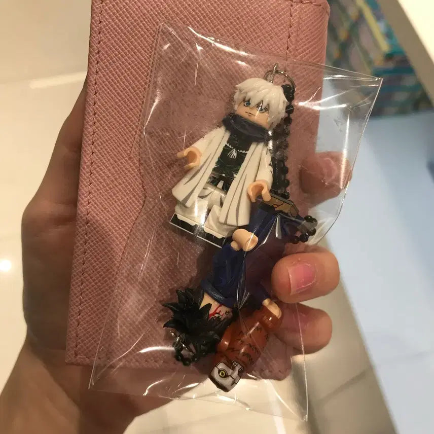 [BUNJANG] Jujutsu Kaisen Fushiguro Megumi & Gojo Satoru Lego Keychain Bundle / 주술회전 레고 키링 후시구로 메구미 고죠 사토루 일괄