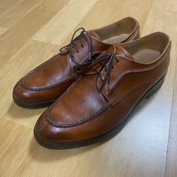 [BUNJANG] Colombo U-Tip Brown Derby Shoes Size 260 / [COLOMBO] 콜롬보 U팁 브라운 더비 슈즈 260사이즈