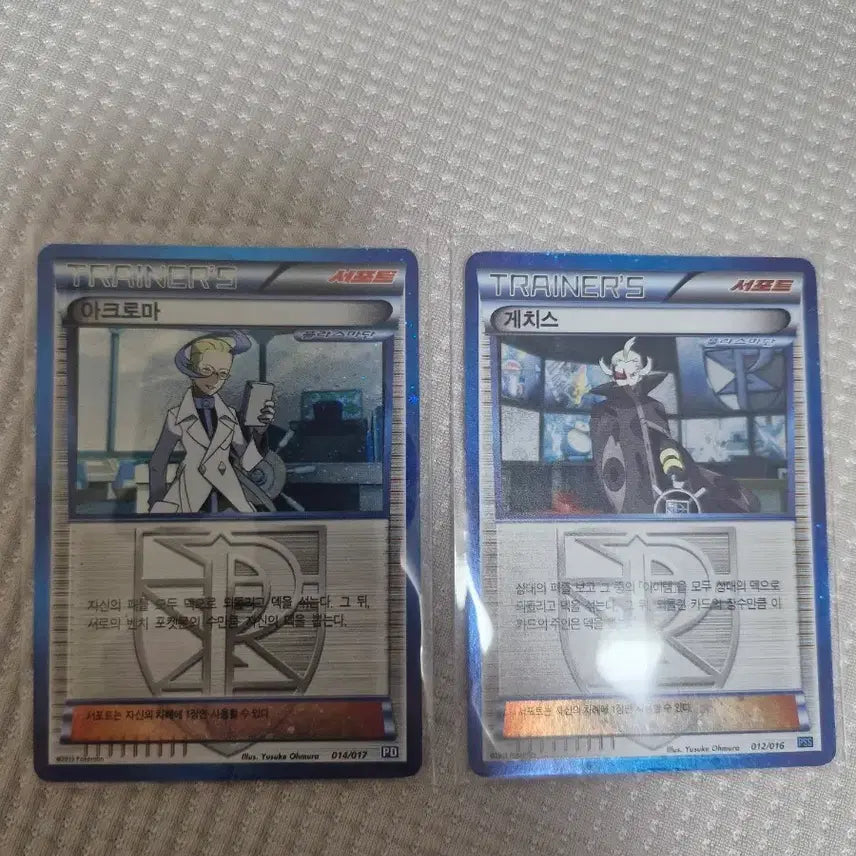 [BUNJANG] Pokemon Card Trainer Akroma Gechis / 포켓몬 카드 트레이너 아크로마 게치스