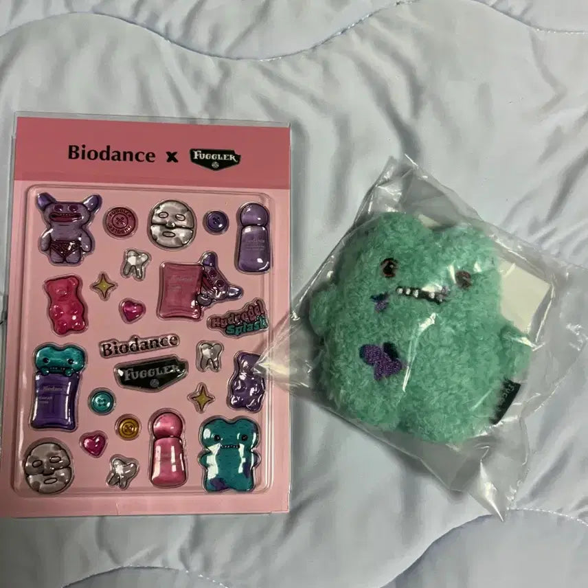 [BUNJANG] Biodance x Fugler Mist Pouch & Sticker Bundle Set / 바이오던스 퍼글러 콜라보 퍼글러미스트파우치 스티커 일괄