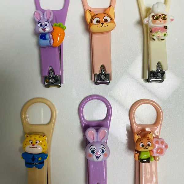 [BUNJANG] Zootopia Character Nail Clipper Set / (2개세트) 캐릭터 손톱깎이 주토피아 손톱깎이