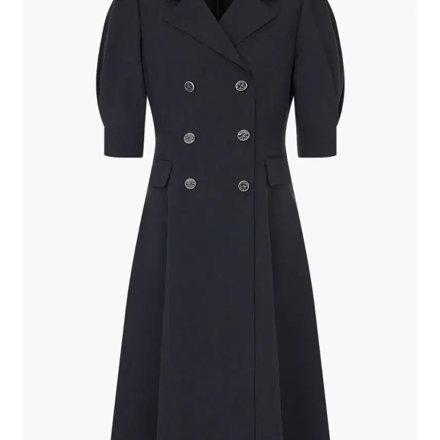 [BUNJANG] Kenneth Lady Double-Button Dress (Size 77) / 케네스레이디 더블버튼 원피스(77)