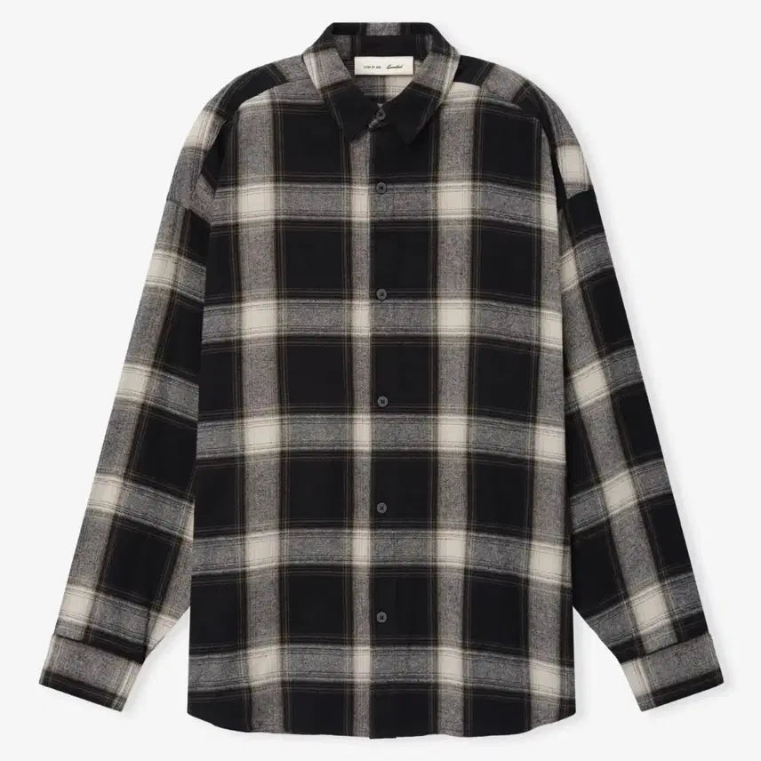 [BUNJANG] Fear of God Essentials Flannel Shirt Iron Grey Plaid L / (새제품) [L] 피어오브갓 에센셜 플라넬 셔츠 아이언 그레이 플레이드