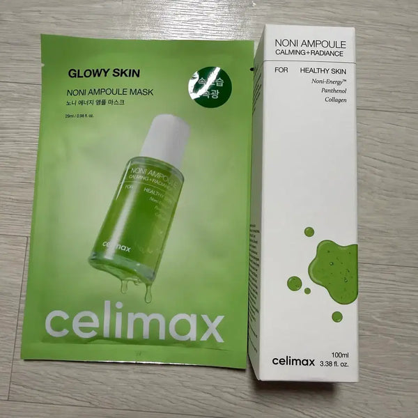 [BUNJANG] Celimax Noni Ampoule 100ml + Mask Pack Set / 새상품)셀리맥스 노니 앰플 100ml + 마스크팩