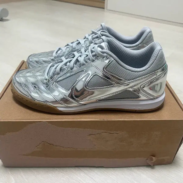 [BUNJANG] Nike Gato Metallic Silver Shoes (Size 265) / 나이키 가토 메탈릭실버 265사이즈