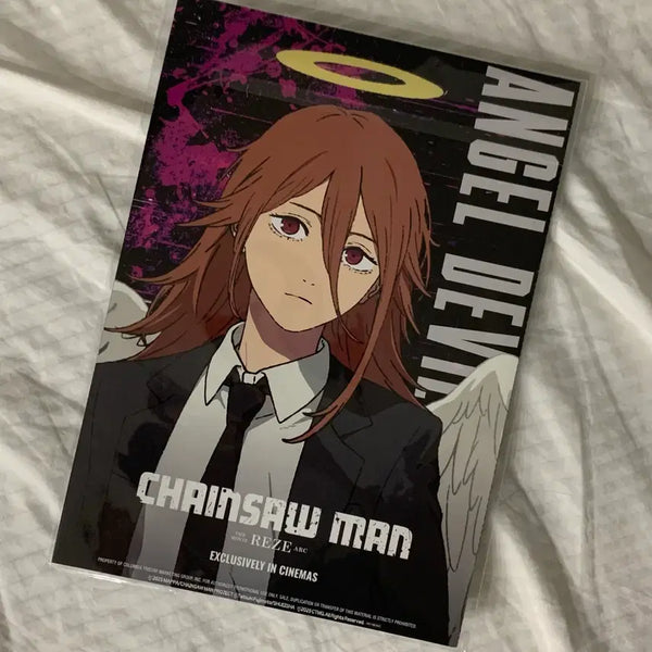[BUNJANG] Chainsaw Man Akudoll Poster - Thege Edition (5th Week) / 미개봉 체인소맨 아코디언 포스터 레제편 5주차