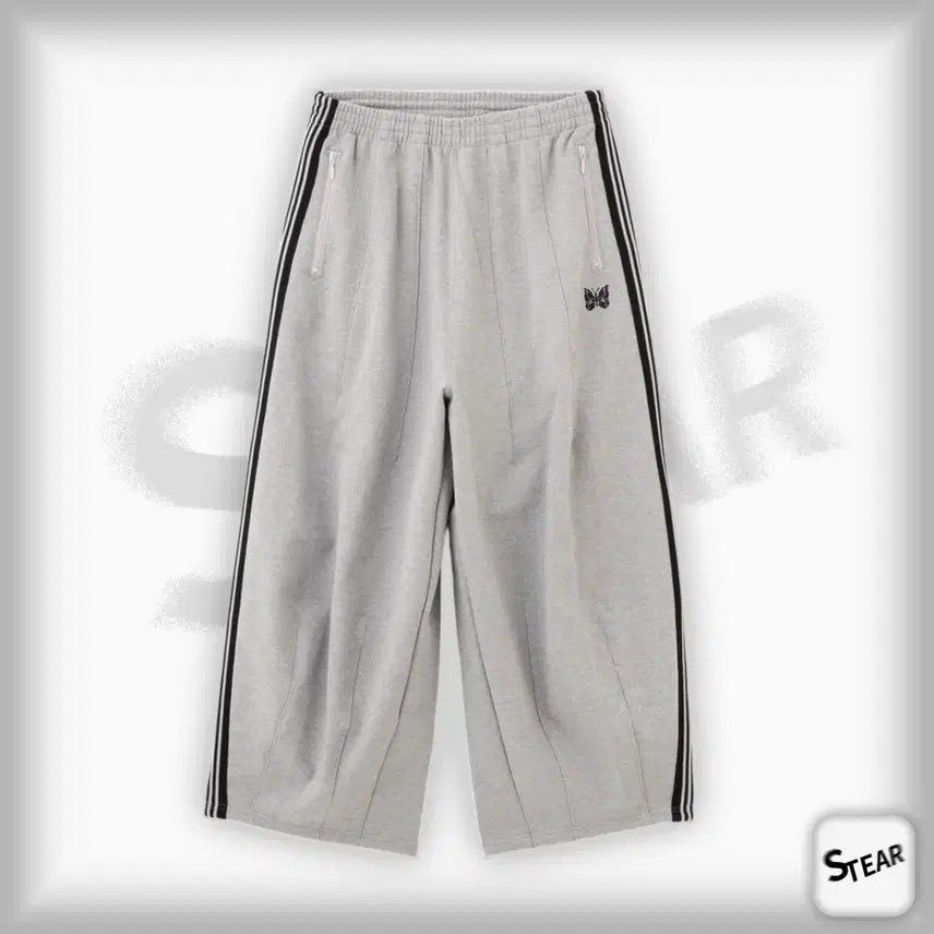 [BUNJANG] Needles x B'2nd H.D. Track Pants Cotton Jersey Grey / (할인)니들스 x B'2nd H.D. 트랙 팬츠 코튼 저지 그레이