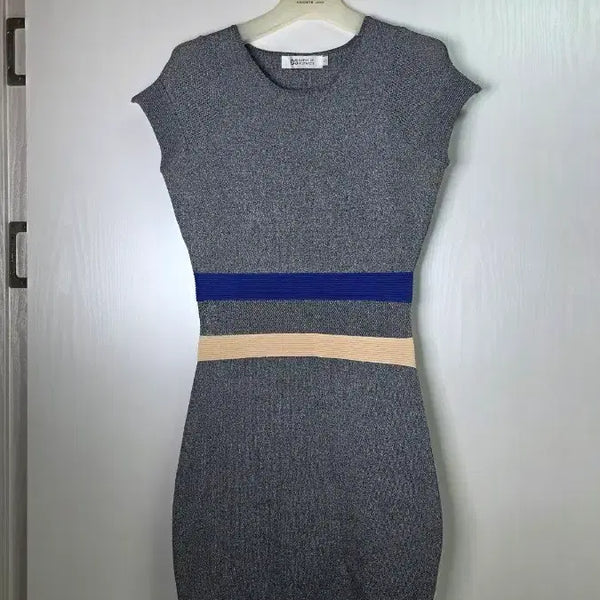 [BUNJANG] Gray Knit Slim Dress / 그레이 니트 슬림원피스 55