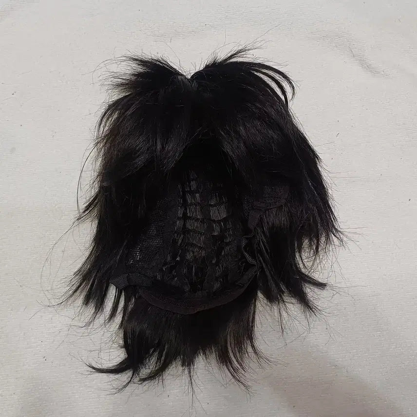 [BUNJANG] Black Tousled Cut Wig / 후까시 컷가발 블랙