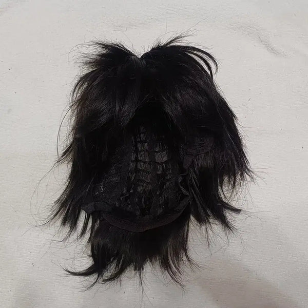[BUNJANG] Black Tousled Cut Wig / 후까시 컷가발 블랙